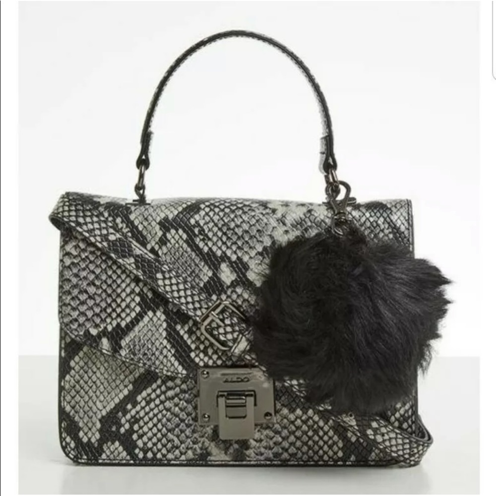 🐍 Aldo Snake Print Top Handle Satchel Bag ⭐️